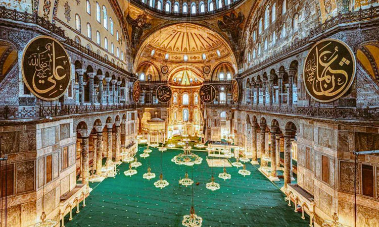 Intérieurs Hagia Sophia