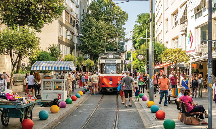 tramway moda Kadikoy - quartiers Istanbul