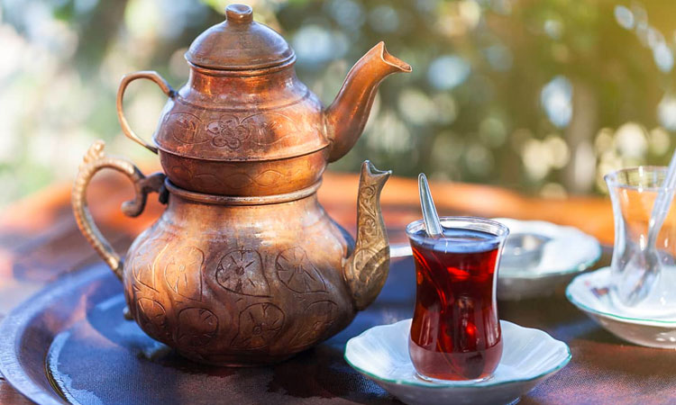 le thé turc - boissons traditionnelles turques