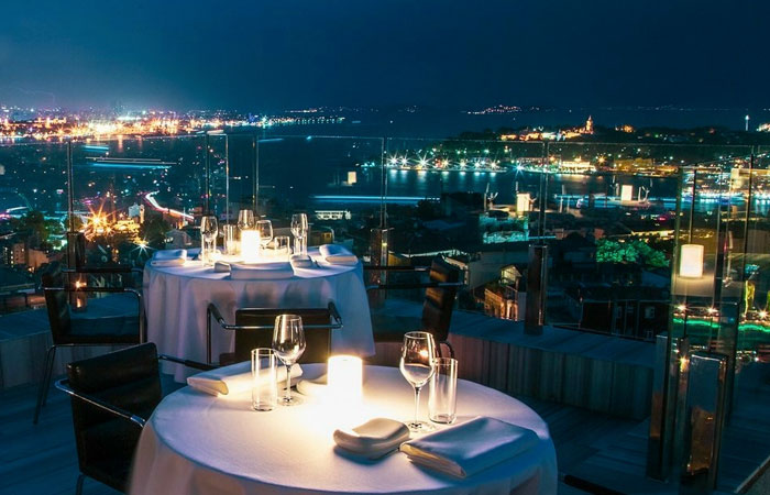 Le restaurant Mikla à Istanbul