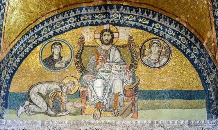 Les mosaïques de la Basilique Sainte Sophie Istanbul