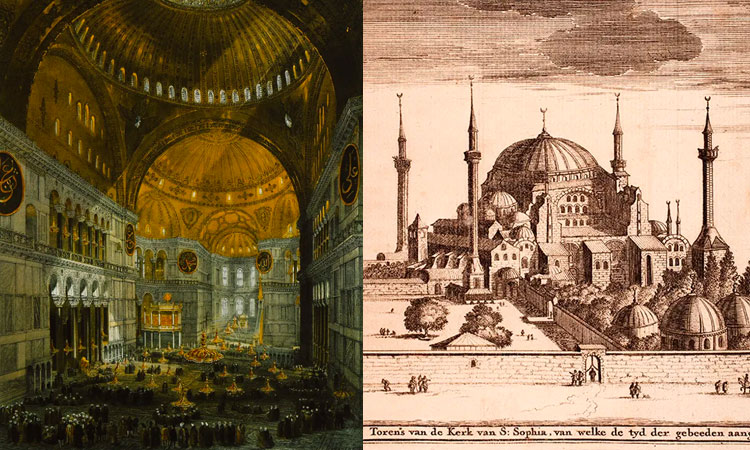 Sainte Sophie Istanbul à la période ottomane