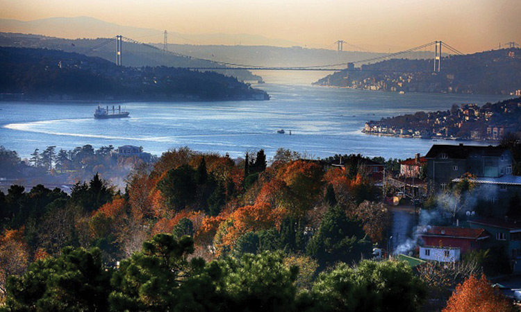 Un quartier du Bosphore à Istanbul
